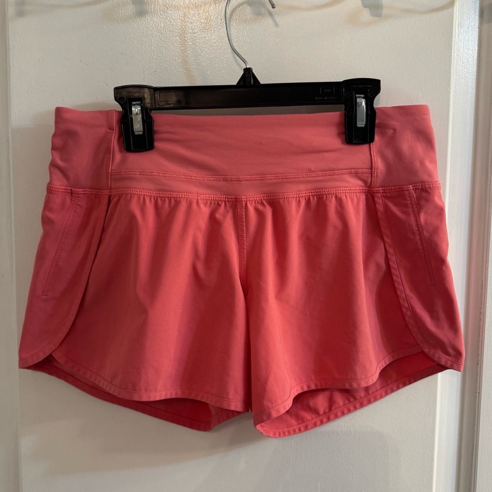 Lululemon Run Times Short *4-way Stretch Pink Lemonade